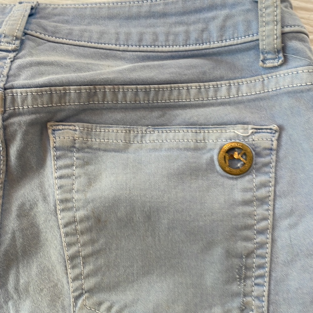 Michael Kors Blue Ripped Skinny Jeans Size 2 - Picture 5 of 5